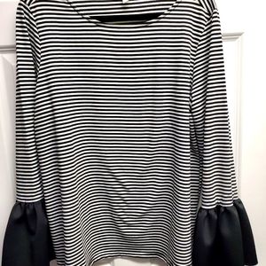 Black and white striped shirt